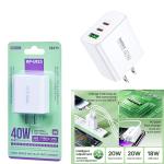 Power Charger Remax RP-U123 PD/QC 40w - ឆ្នាំងសាក ខ្វីកឆាច Remax RP-U123 PD/QC 40w