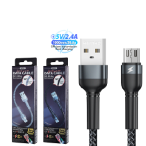 Cable Charger REMAX RC-124 2.4A Micro - ខ្សែសាក REMAX RC-124 ក្បាល Micro