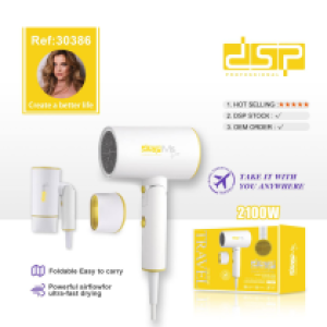 Hair Dryer 1400W DSP 30386 - ម៉ាស៊ីនផ្លុំសក់ 1400W DSP-30386